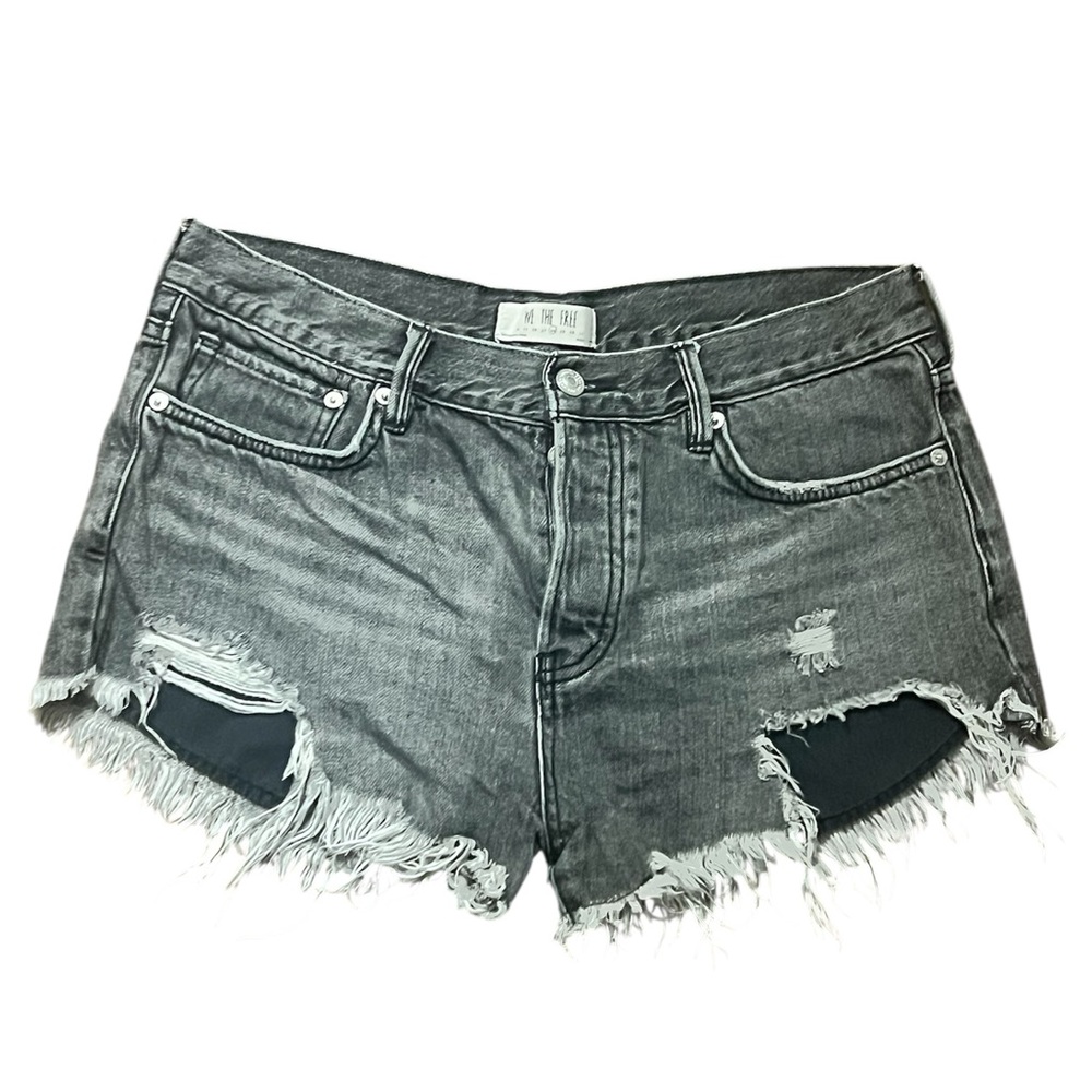 We The Free Charcoal Jean Shorts
